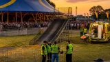 Katapultstunt bij Zwarte Cross beëindigd na enkelbreuk bij stuntman