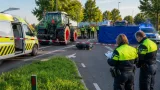 Scooterrijder overleden na botsing met tractor op N59 bij Nieuwerkerk