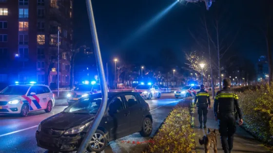 Achtervolging met politiehelikopter eindigt in Rijswijk: bestuurder aangehouden bij Pauwhof