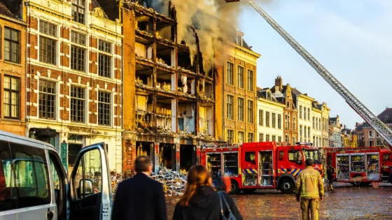 Brand aan de Brink in Deventer urenlang bestreden; bewoners geëvacueerd en in hotel ondergebracht