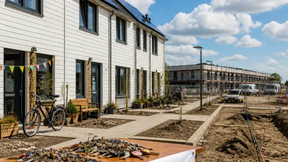 Emmeloord: Acht nieuwe gezinswoningen in Emmelhage opgeleverd, vervolgprojecten lopen door
