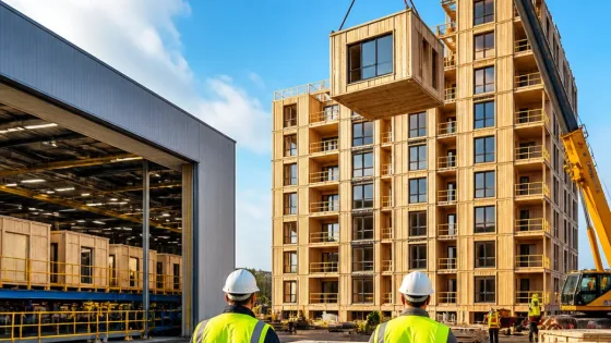 Enschede krijgt houten woongebouw van acht verdiepingen: prefabproductie in eigen fabriek