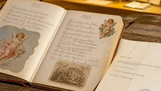 Hilversum zoekt eigenaren van mysterieus poëziealbum uit 1889