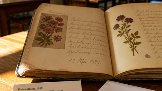 Hilversum zoekt nazaten van eigenaar zeldzaam poëziealbum uit 1889
