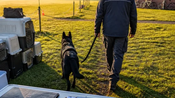 Hoogeveen: politiehondentrainer Wandré Pekel en Hunter naar landelijke nominatie