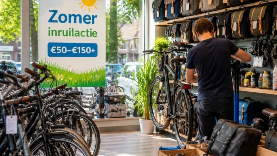 Inruilactie bij 2Wielershop in Zeist: kortingen en meer ruimte voor nieuwe voorraad