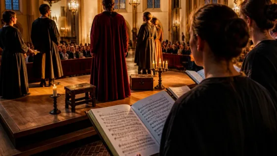 Leiden herleeft middeleeuws paasspel rond Maria Magdalena in Lokhorstkerk