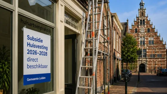 Leiden maakt huisartsenhuisvesting 2026–2028 meteen betaalbaar: subsidie versneld vrijgegeven