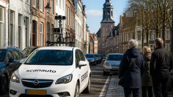 Maastricht gespreid over scanauto: duizenden kentekens per dag en veel kritiek