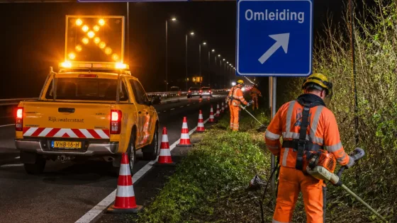 Nachtelijke afsluitingen A59 bij Waalwijk: vier nachten hinder en omleidingen