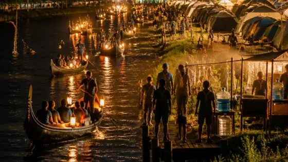 Nawaka in Zeewolde draaide door hitte door; gondelvaart vormt hoogtepunt