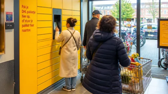 Nieuwe DHL-pakketautomaat bij Jumbo in Zwijndrecht biedt meer flexibiliteit voor afleveringen