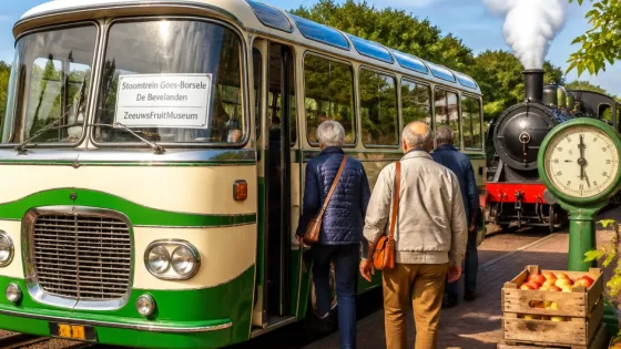Nostalgische bus verbindt drie Bevelandse musea met rondje erfgoed dit weekend