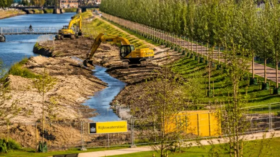 Omgeving Gerrit Krolbrug krijgt park en natuurzone; herstel oude Hunze en nieuwe bomenrijen