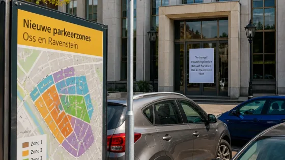 Oss stelt nieuw parkeerverordeningsbesluit vast: vergunningen en zones vanaf 1 oktober 2026