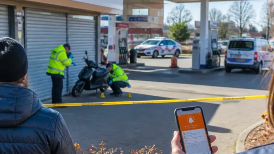 Overval op tankstation Parallelweg houdt Beverwijk bezig, politie zoekt twee vluchters