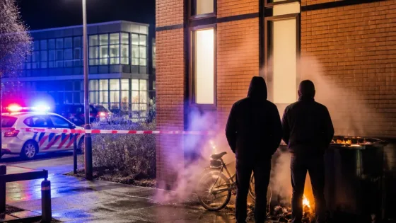 Politie publiceert herkenbare beelden na brandstichtingen bij school in Sneek
