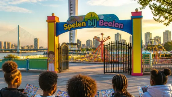 Pretpark 'Spelen bij Beelen' opent 21 juli in Rotterdam-Zuid: eerst voor kinderen uit de buurt