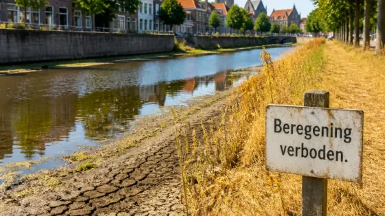 Recordzomer en droogte in Oosterhout: hoogste gemiddelde temperatuur sinds metingen
