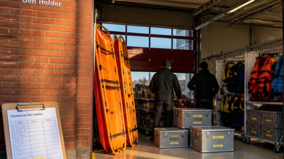 Reddingsbrigade mag voorlopig in brandweerkazerne van Den Helder blijven