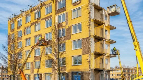 Sloop gestart van bekende 'gele' flat aan Debora Bakelaan in Heemskerk
