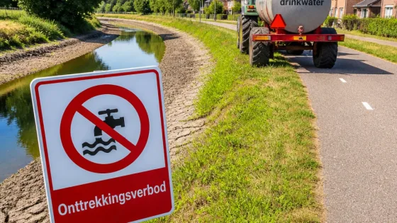 Waterschap De Dommel breidt onttrekkingsverbod uit: hele gebied onder restricties