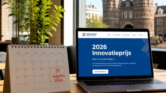 Zwolle: inschrijving geopend voor Innovatieprijs Regio Zwolle 2026