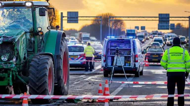17-jarige uit Oosterland omgekomen bij botsing met trekker op N59 bij Nieuwerkerk