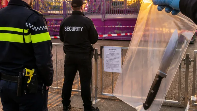 Aanhouding op kermis Vlissingen na vertonen mes; verdachte krijgt toegangsverbod