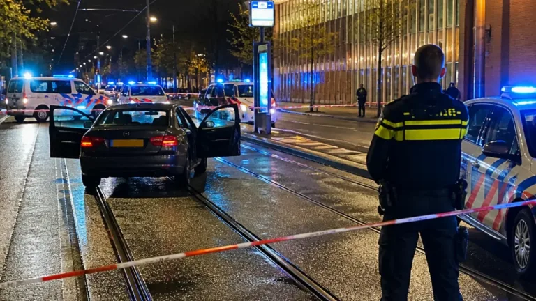 Aanhoudingen na mogelijke ontvoering in Amsterdam-Oost: auto gestopt bij Flevoparkbad