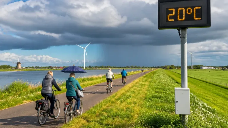 Afwisselend zomerweer in Noord-Holland: rond 20 graden, zondag grotere regenkans
