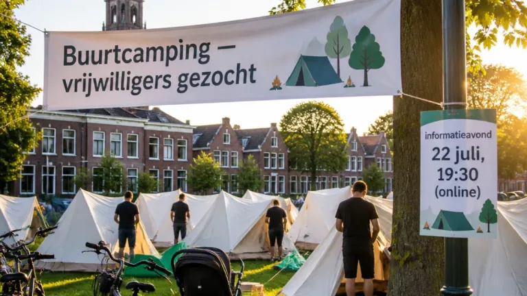 Almelo krijgt mogelijk Buurtcamping: vrijwilligers gezocht, informatieavond 22 juli