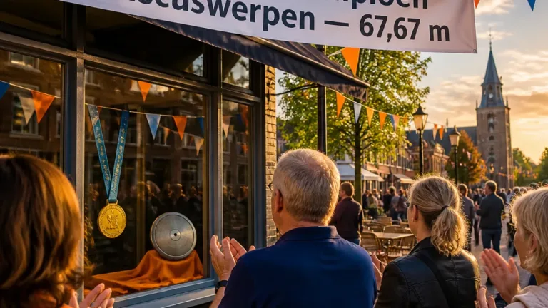 Assen trots: Van Klinken kroont zich tot Europees kampioen discuswerpen