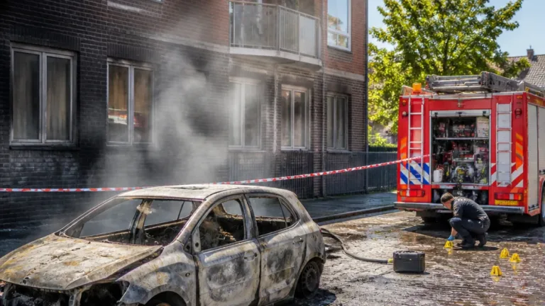 Auto uitgebrand bij appartementencomplex in Maastricht: gevolgen en wat bewoners nu moeten weten