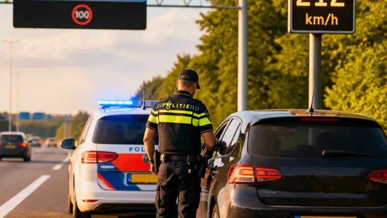 Automobilist met 212 km/uur op A6 bij Almere: rijbewijs ingenomen en cursus opgelegd