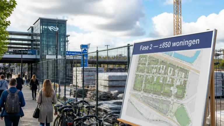 Barendrecht stemt in met fase 2 van De Stationstuinen: 850 woningen dichterbij