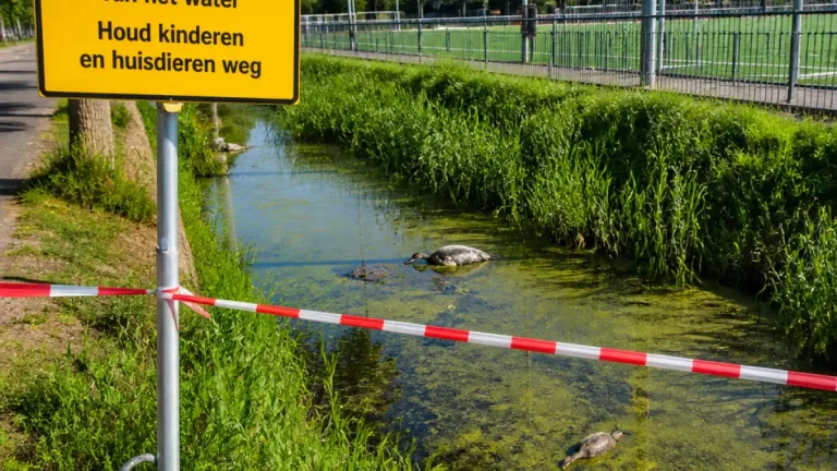 Botulismealarm in Gouda: blijf uit sloten Korte Akkeren en meld dode watervogels