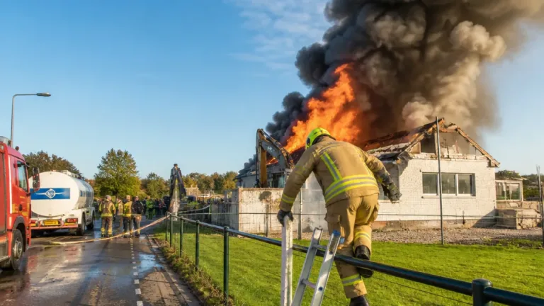 Brand in opslag aan Horsterweg in Ede snel onder controle, oorzaak nog onduidelijk