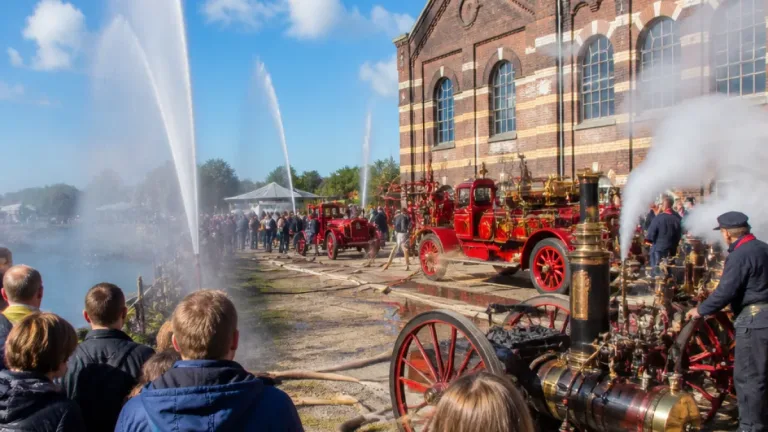 Brandweerfestijn in Medemblik: stoomspuiten, oldtimers en spectaculaire waterspelen