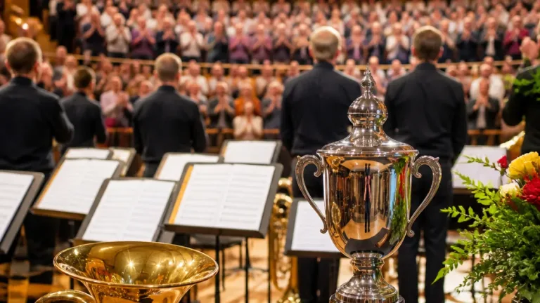 Brassband Bacchus bevestigt wereldniveau in Kerkrade met zilver en solistenprijs