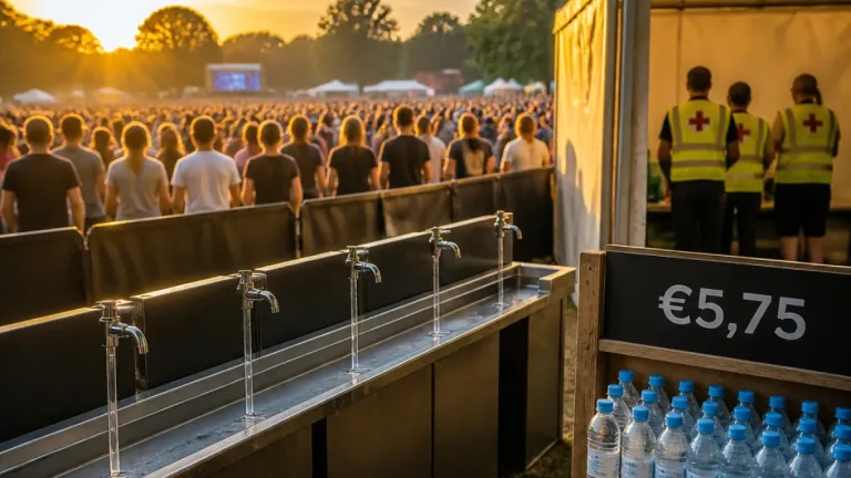 Burgemeester Marcouch betreurt dat bezoekers Legends of Rock geen gratis water konden krijgen