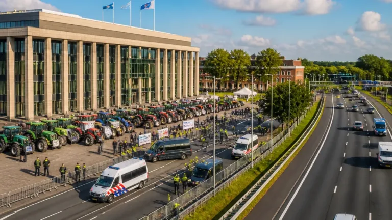 Burgemeesters: geen tractoren op snelwegen bij stikstofprotest in Leeuwarden