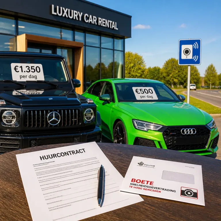 Luxe-autoverhuur tikt door: tot 1.350 euro per dag en vaak een boete bij terugkomst