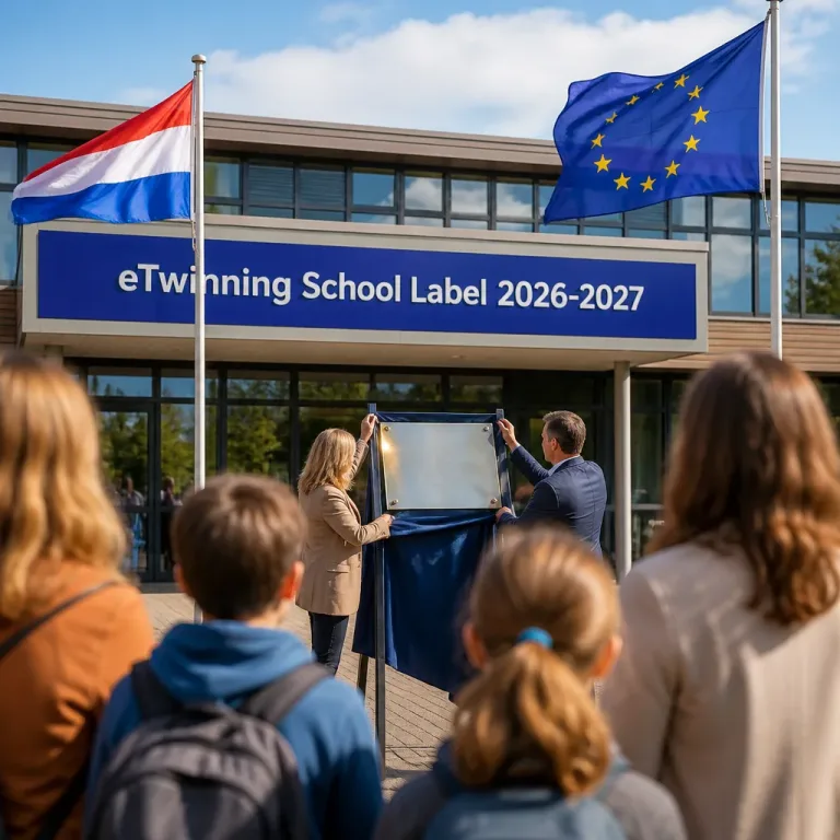 Merletcollege als enige Nederlandse school beloond met hoogste Europese eTwinning-erkenning