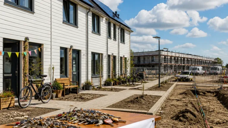 Emmeloord: Acht nieuwe gezinswoningen in Emmelhage opgeleverd, vervolgprojecten lopen door