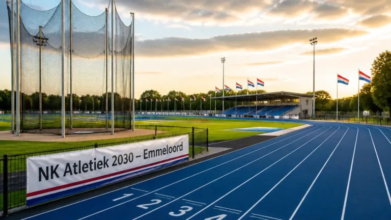 Emmeloord haalt NK Atletiek 2030 binnen na ingrijpende baanrenovatie