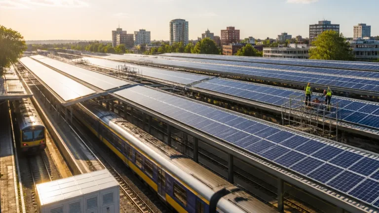 Enschede: Station krijgt 394 zonnepanelen op perronkappen, grote stap naar energiezuinig station