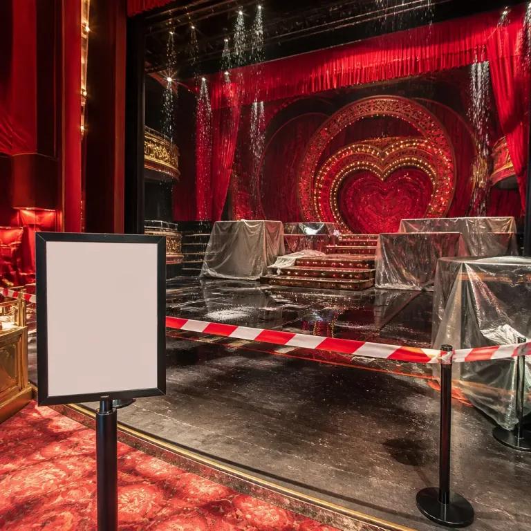 Stage schrapt resterende shows Moulin Rouge! na sprinklerschade, 30.000 gedupeerden
