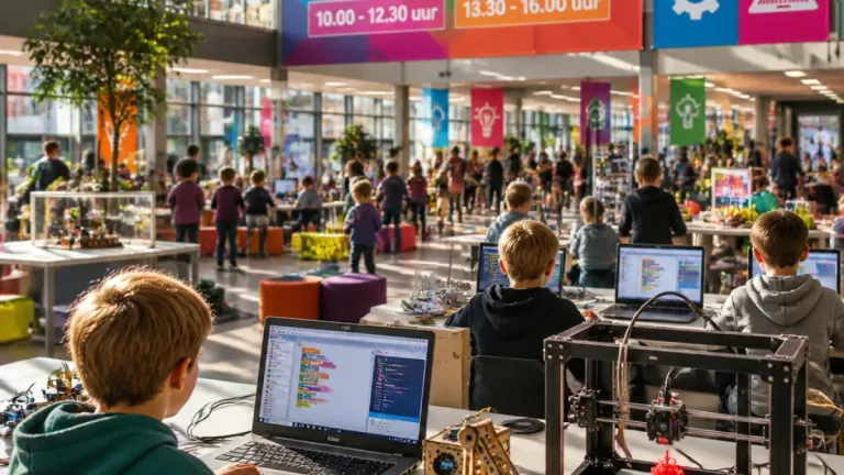 Gratis Techniekdag in Arnhem: jongeren (8–14) ontdekken bouwen, programmeren en experimenteren