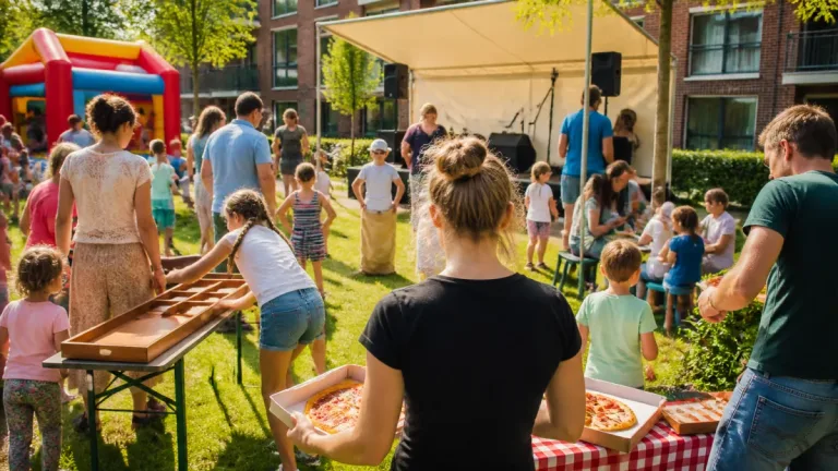 Gratis Zomerfeest in Nijkerk: spel, muziek en pizza bij Streams Brink42 op 18 juli